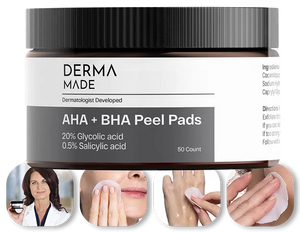 Derma Made - AHA + BHA Peel Pads 50 Count