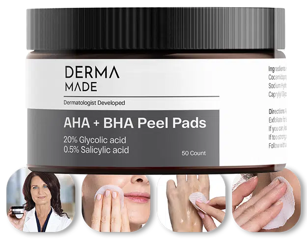 Derma Made - AHA + BHA Peel Pads 50 Count