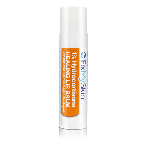 FixMySkin 1% Hydrocortisone Healing Lip Balm – Vanilla .15 Fl.Oz.