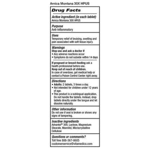 VitaMedica - Arnica Montana 30X Blister Pack (30 tablets, 5-day pack)