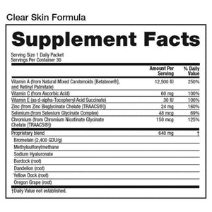 VitaMedica - Clear Skin Formula (30 Daily Packets 1-Month Supply)
